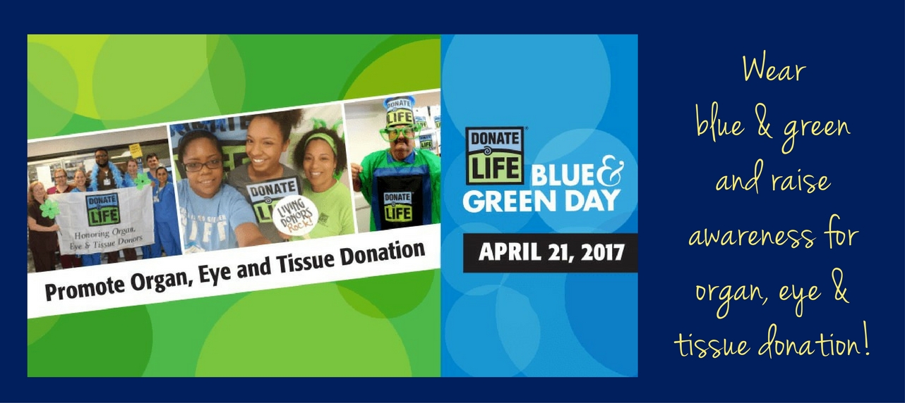 Blue and green day 2017.
